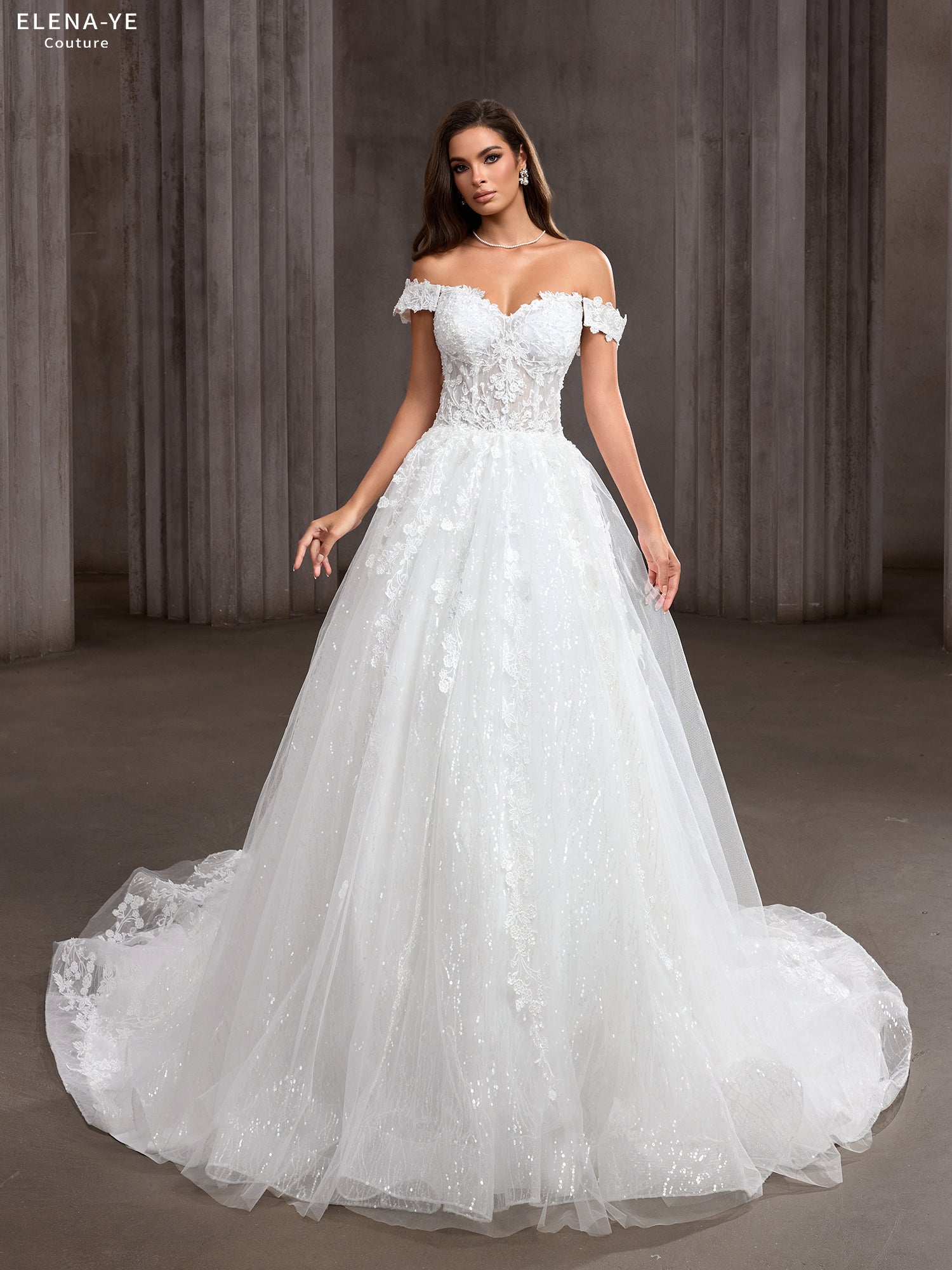 AW26089A Vestido de novia elegante