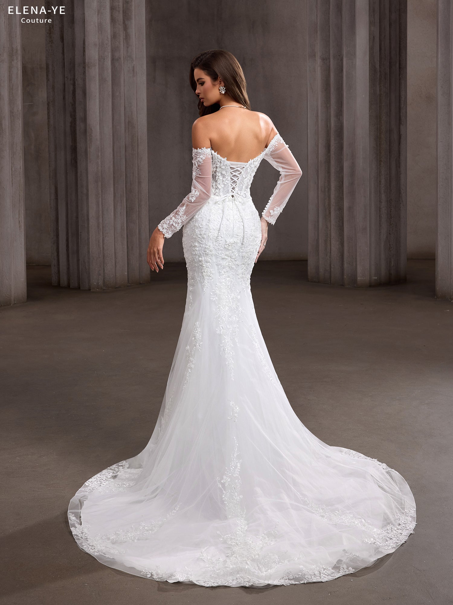 AW26088A Vestido de novia elegante