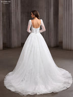 AW26079A Vestido de novia elegante