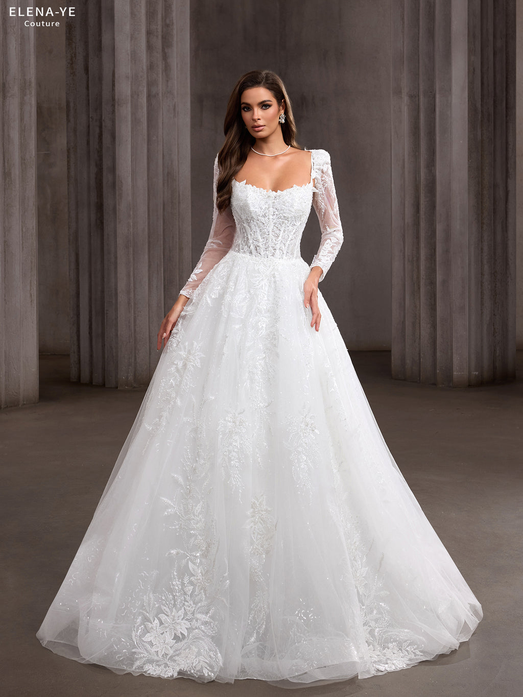 AW26079A Vestido de novia elegante