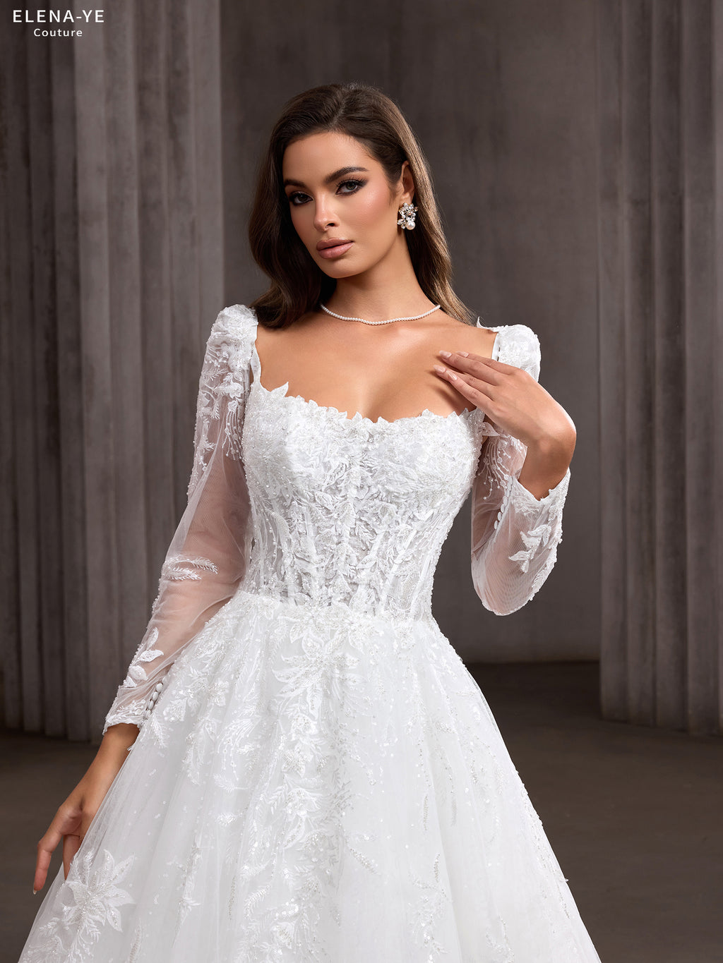 AW26079A Vestido de novia elegante