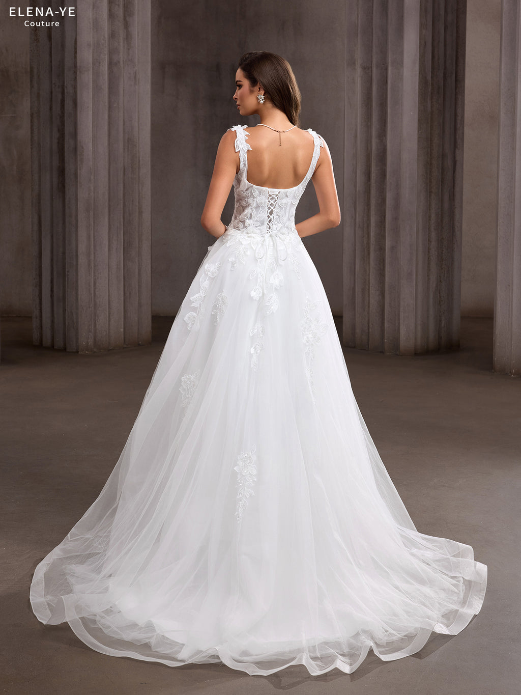 AW26093A Vestido de novia elegante