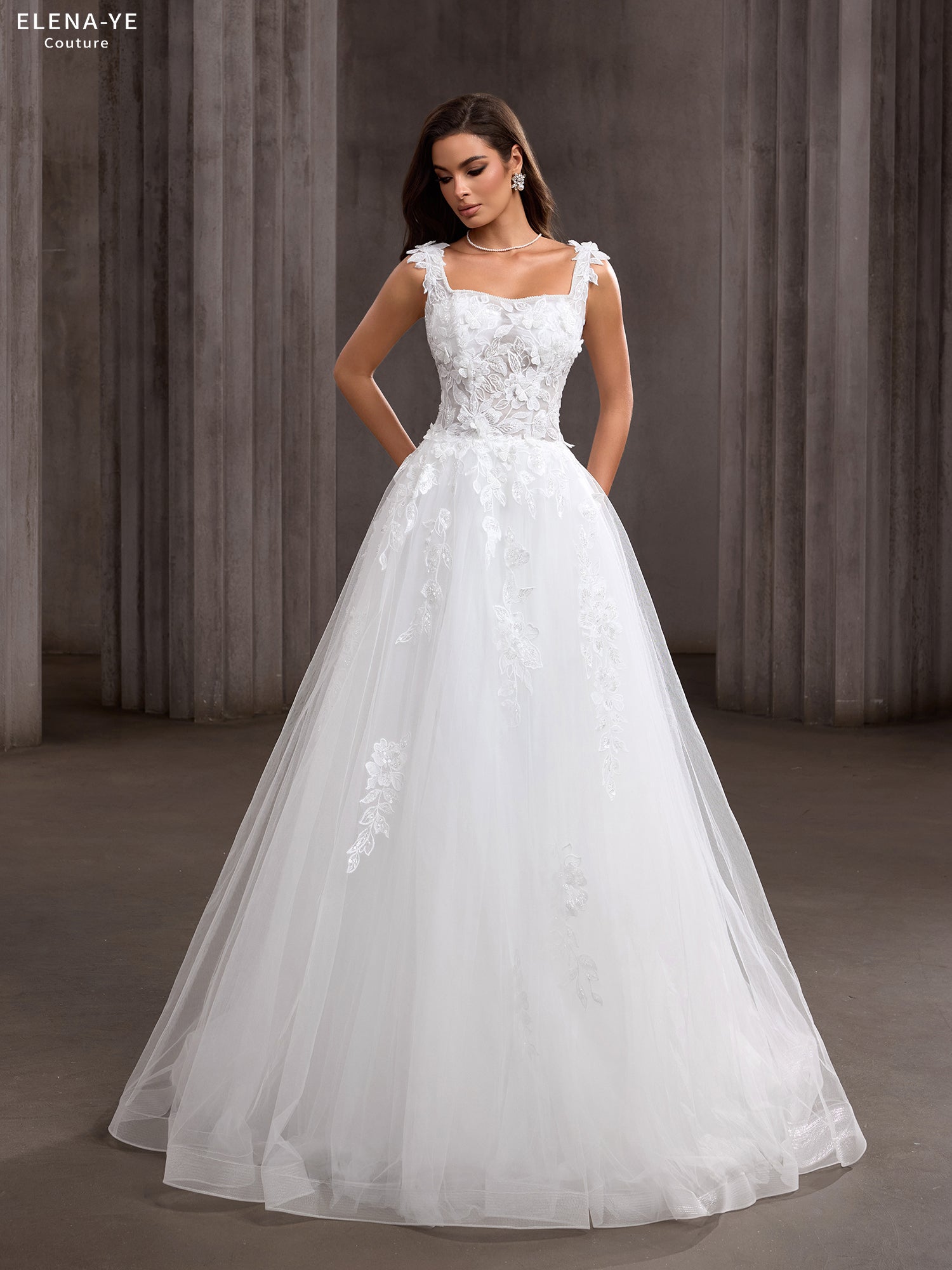 AW26093A Vestido de novia elegante