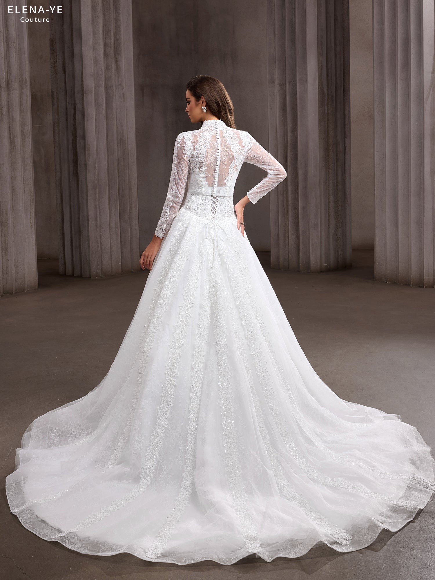 AW26087A Vestido de novia elegante