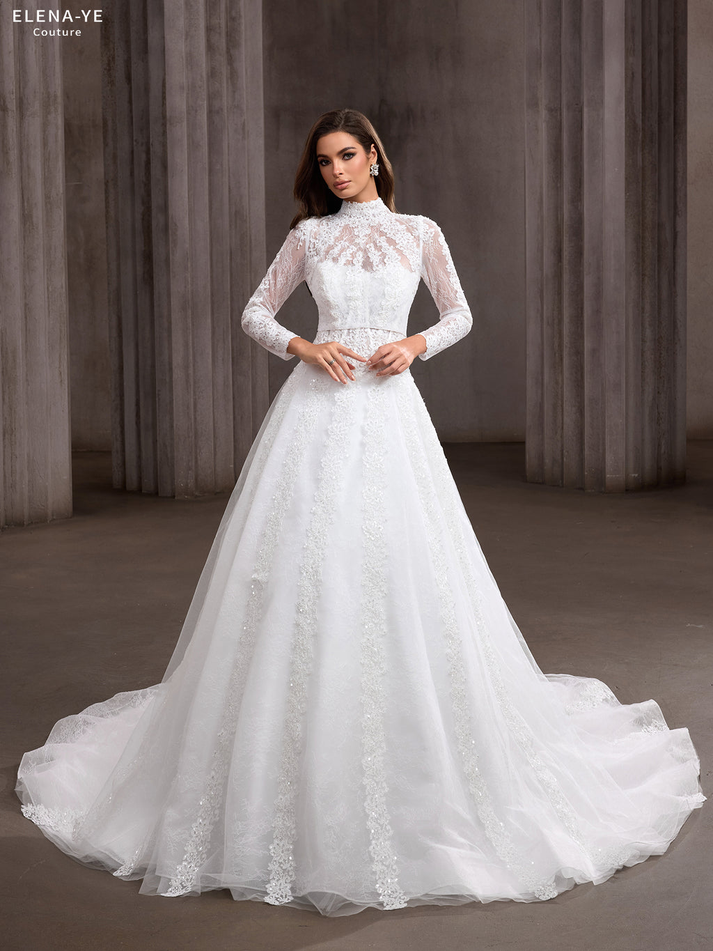 AW26087A Vestido de novia elegante