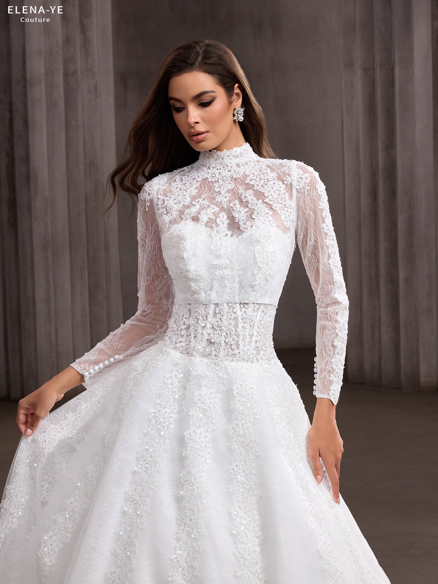 AW26087A Vestido de novia elegante