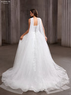 AW26081A Vestido de novia elegante