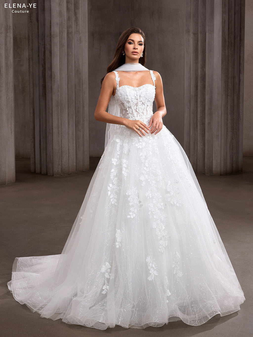 AW26081A Vestido de novia elegante