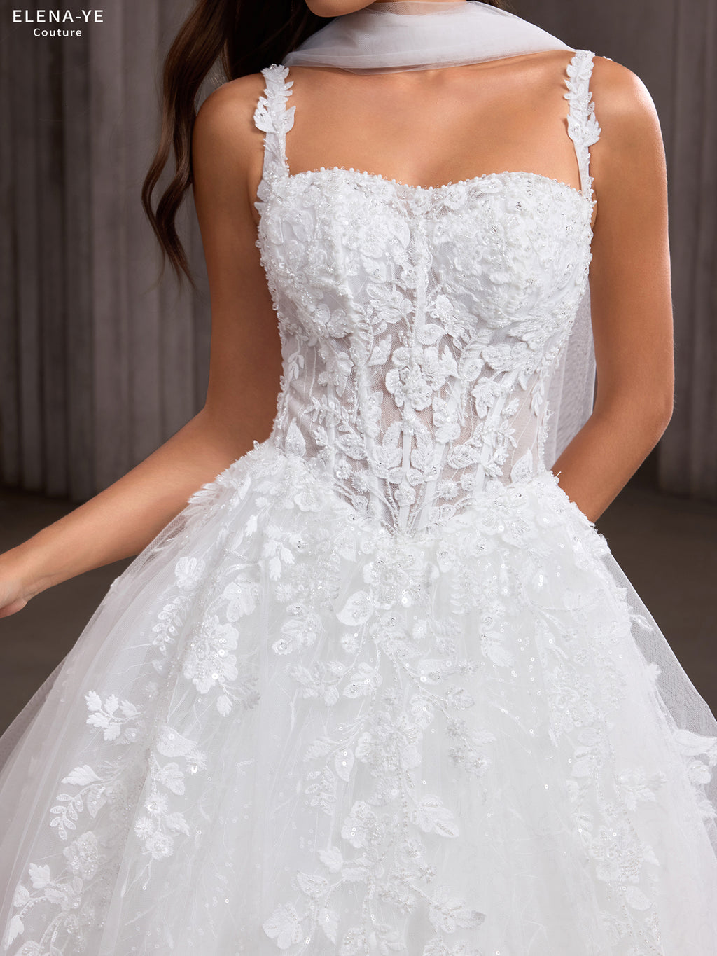 AW26081A Vestido de novia elegante