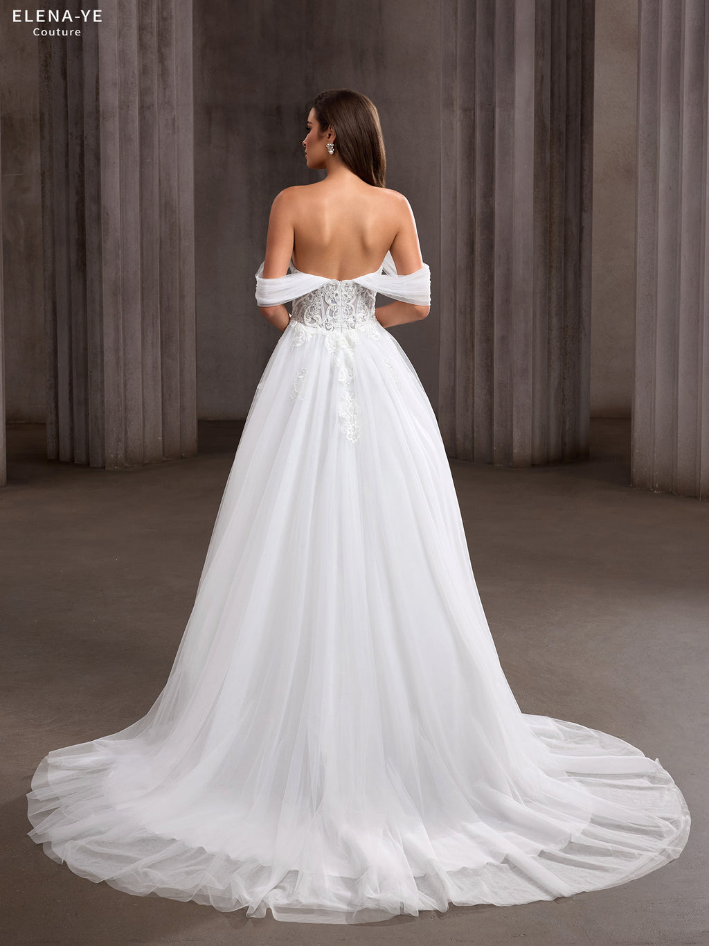 AW26070A Vestido de novia elegante