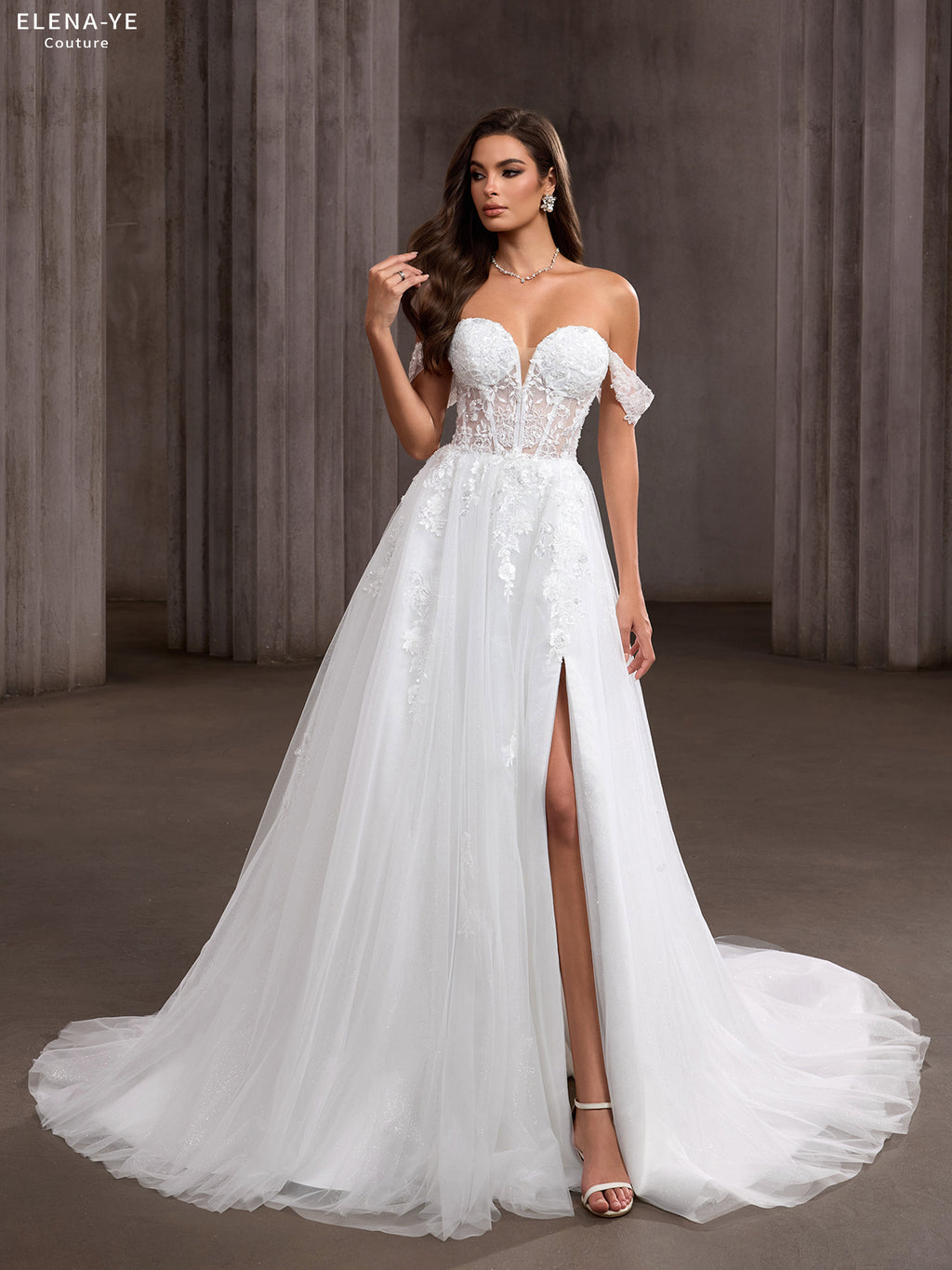 AW26068A Vestido de novia elegante