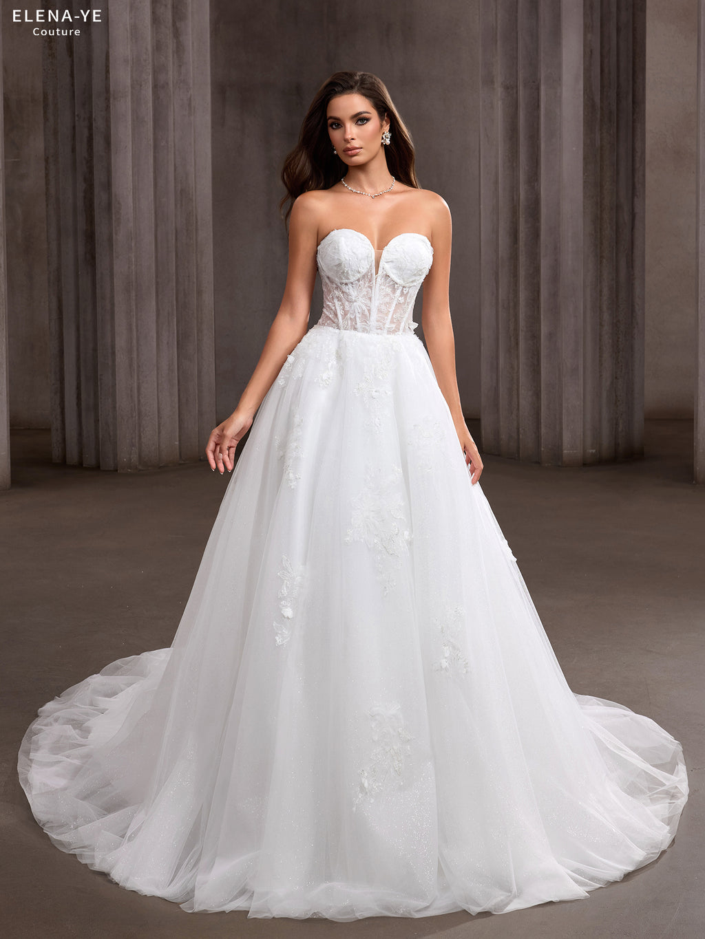 AW26069A Vestido de novia elegante