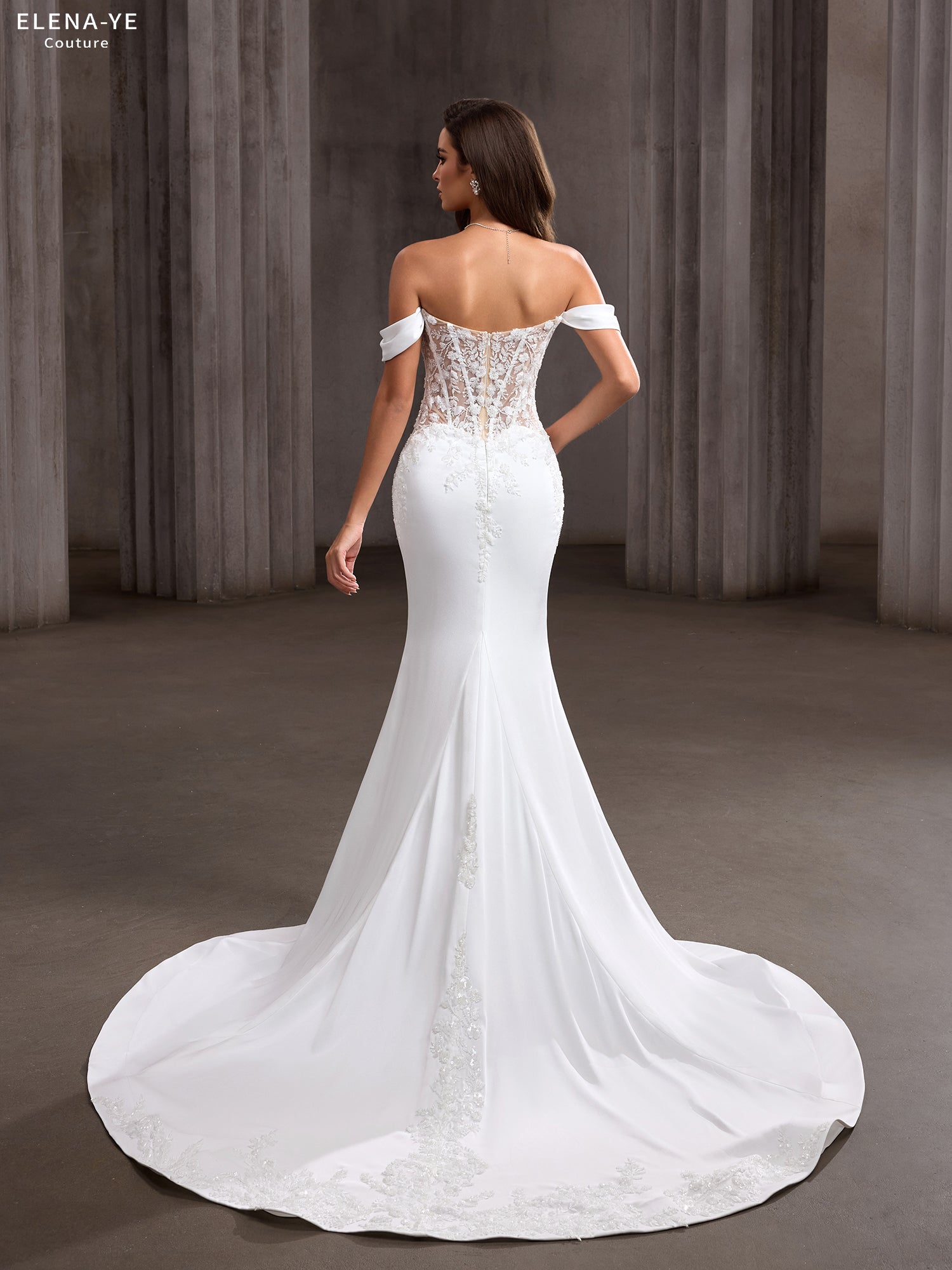 AW26065A Vestido de novia elegante