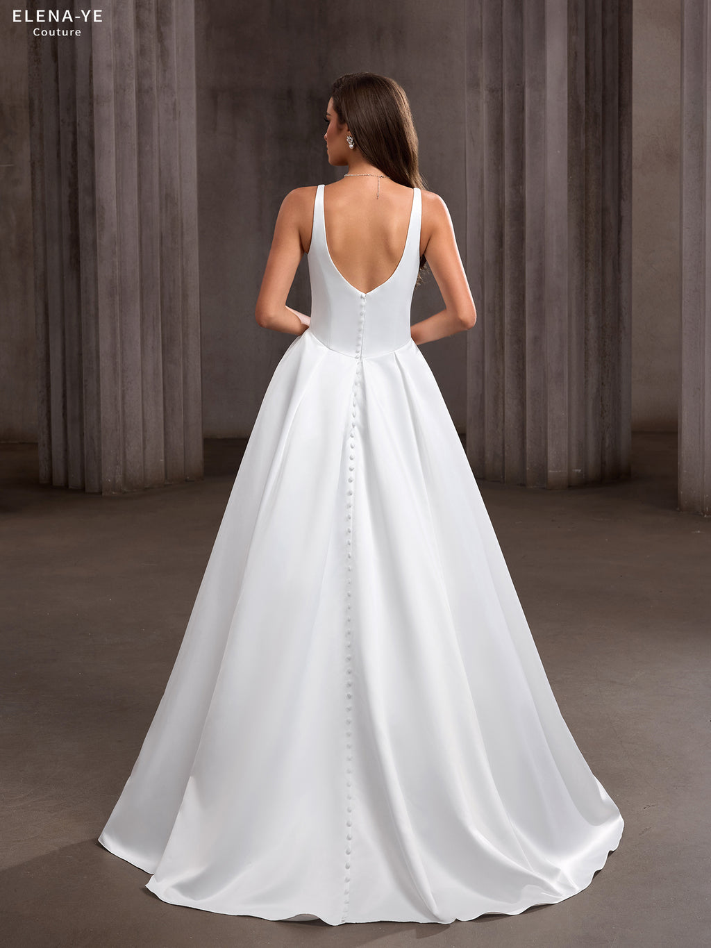 AW26067A Vestido de novia elegante