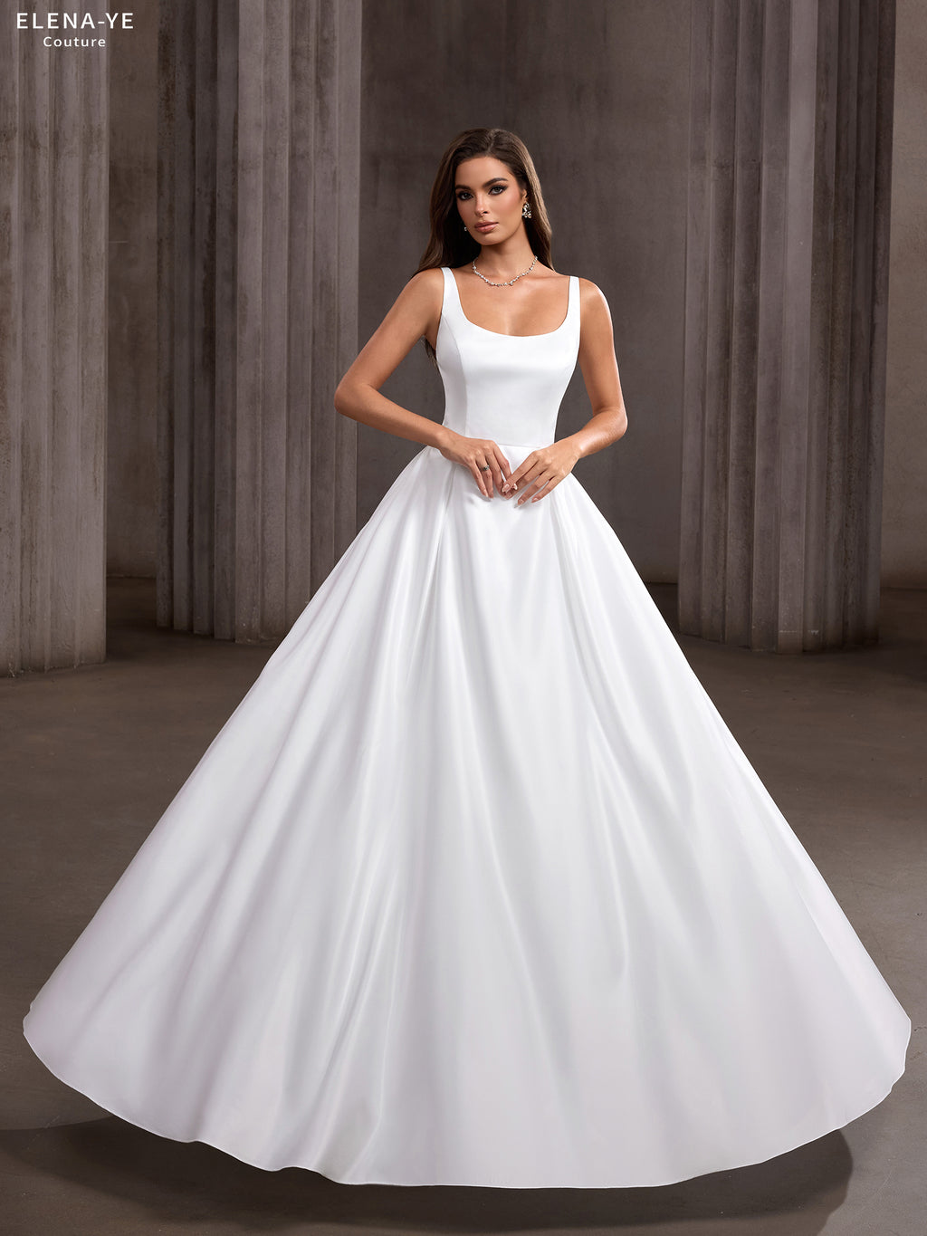 AW26067A Vestido de novia elegante