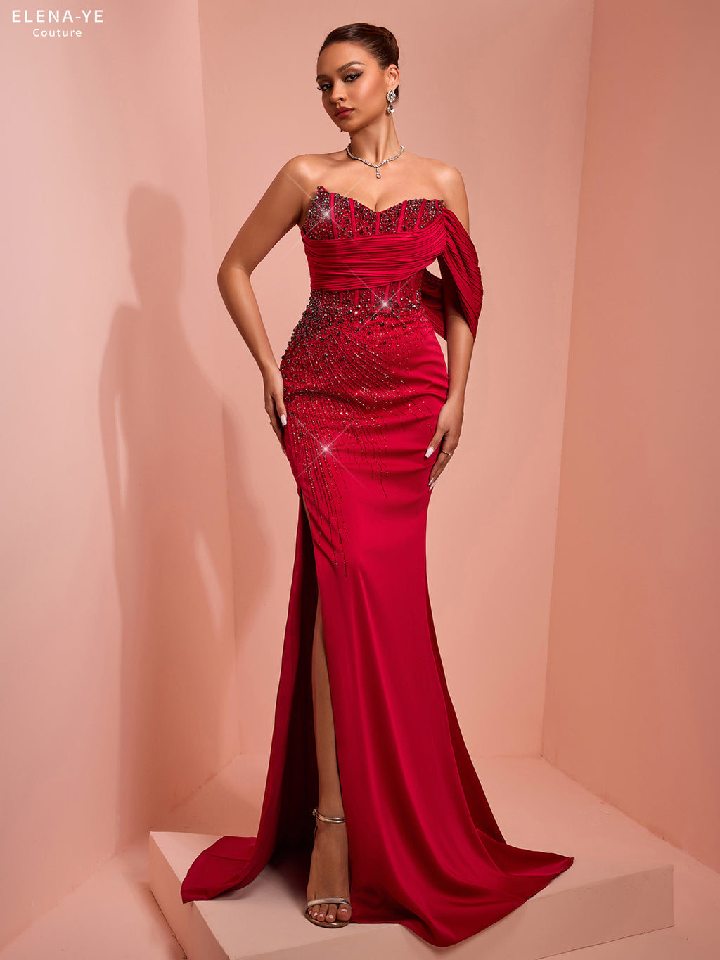 AC26126A Vestido de alta costura