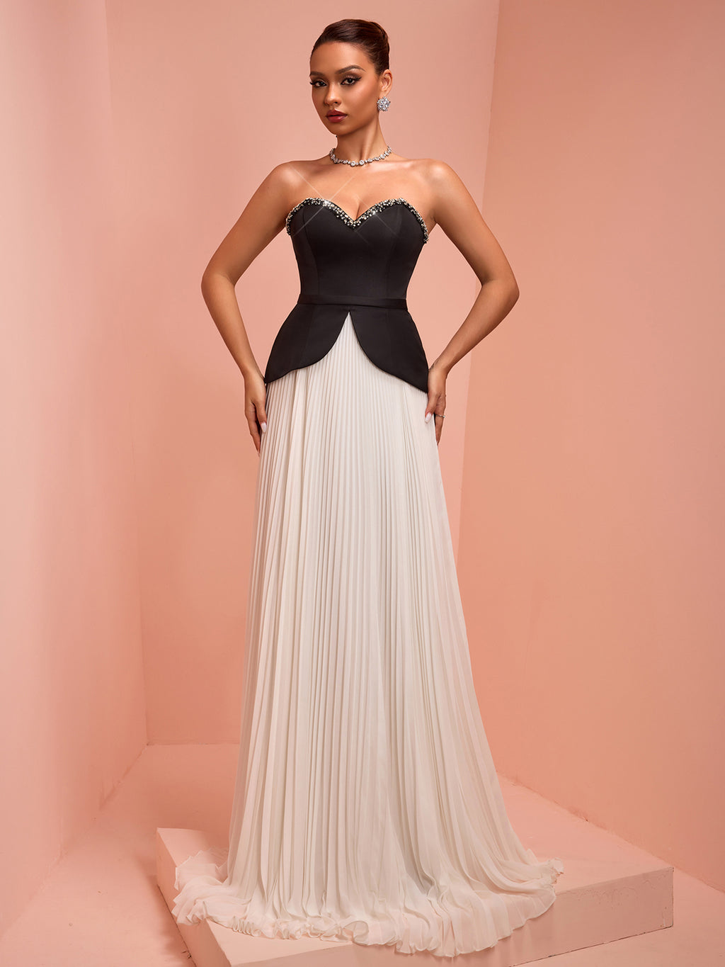 AC26010A Vestido de alta costura