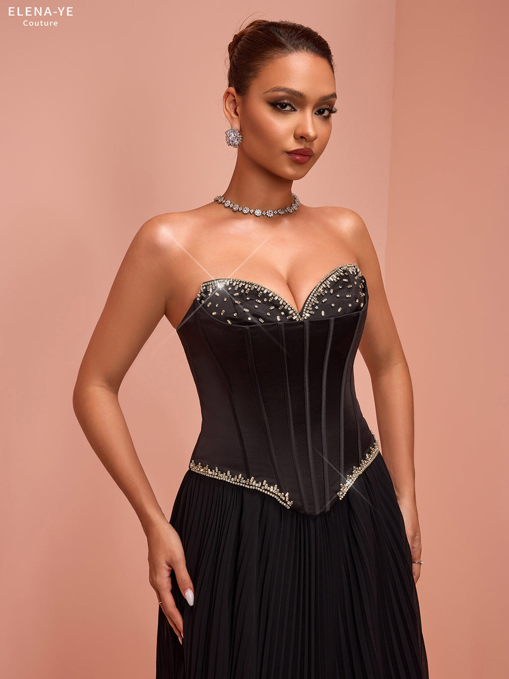 AC26011A Vestido de alta costura