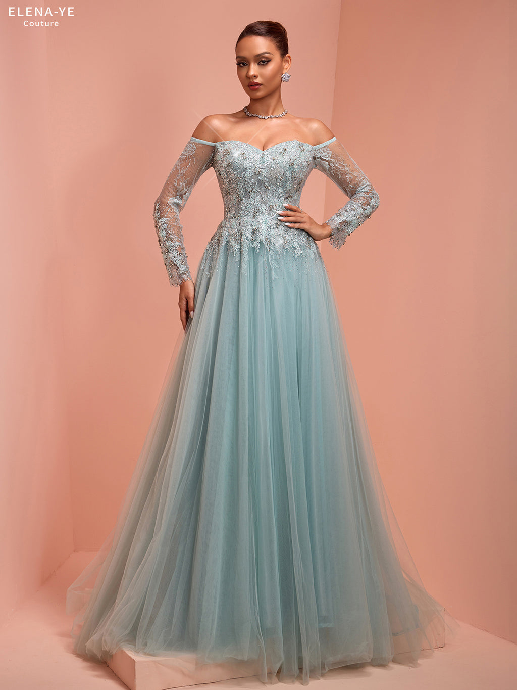 AC26109A Vestido de alta costura