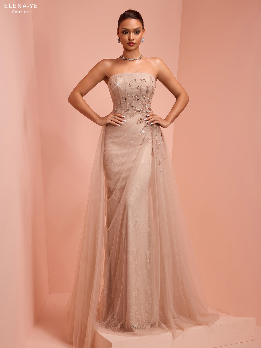 AC26129A Vestido de alta costura