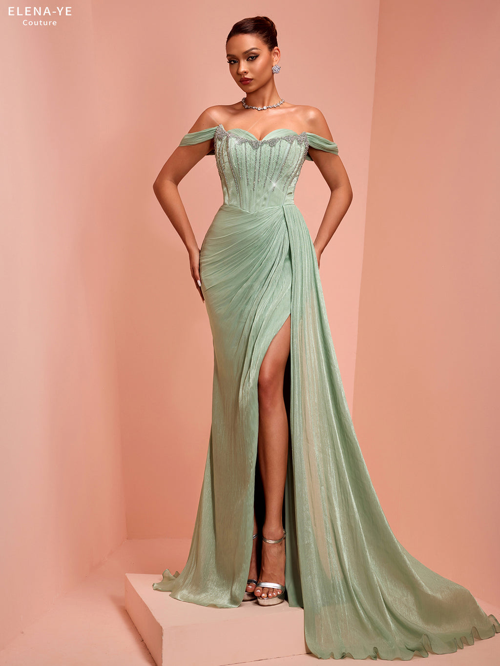 AC26028A Vestido de alta costura