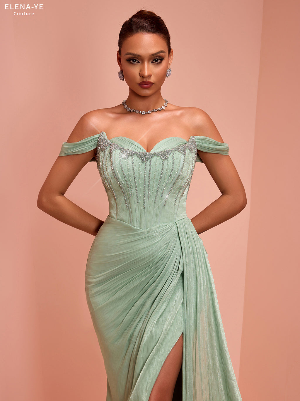 AC26028A Vestido de alta costura