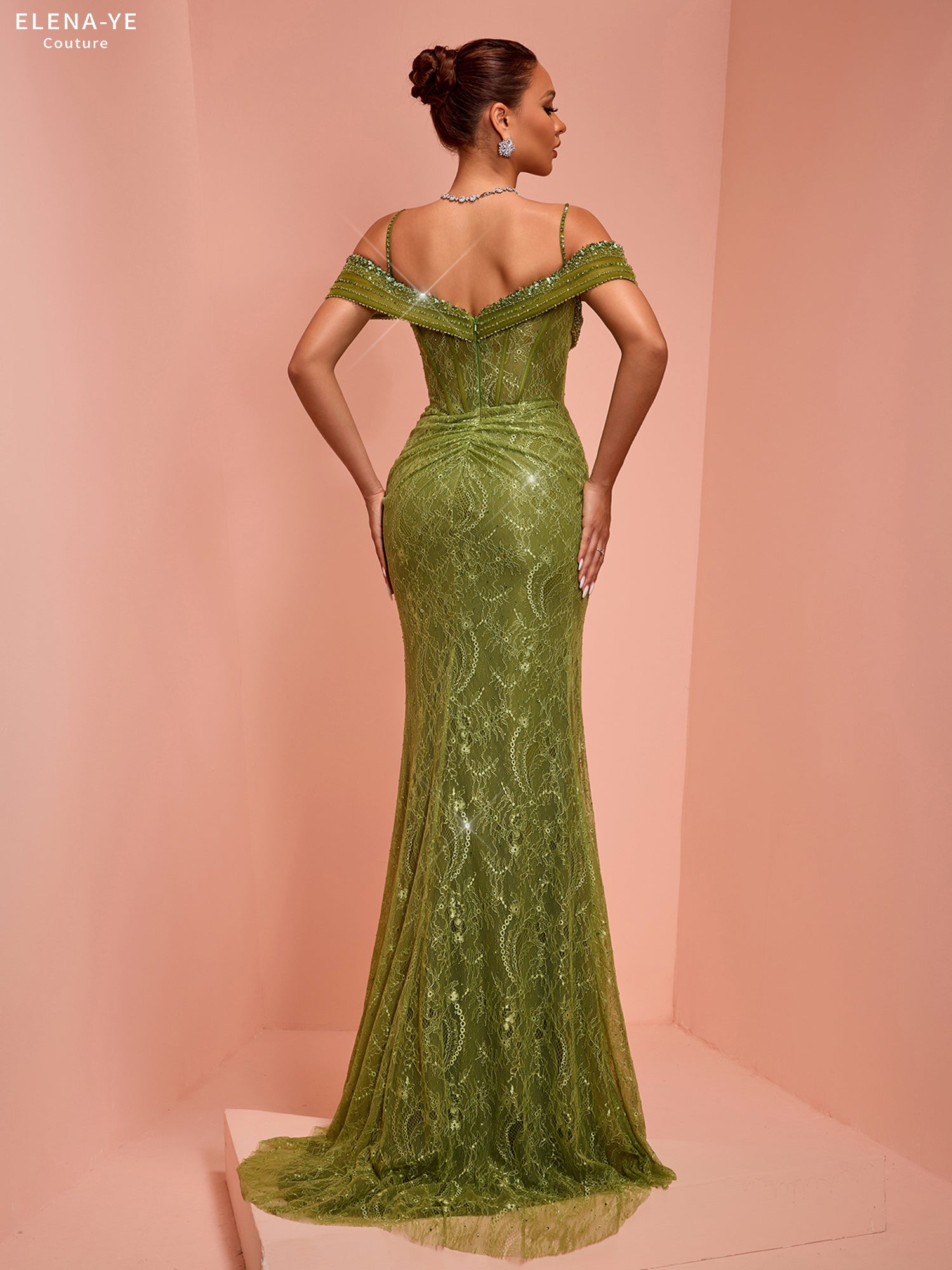 AC26032A Vestido de alta costura