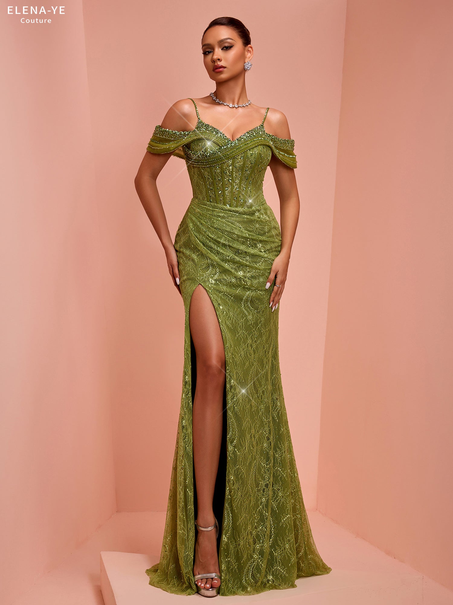 AC26032A Vestido de alta costura