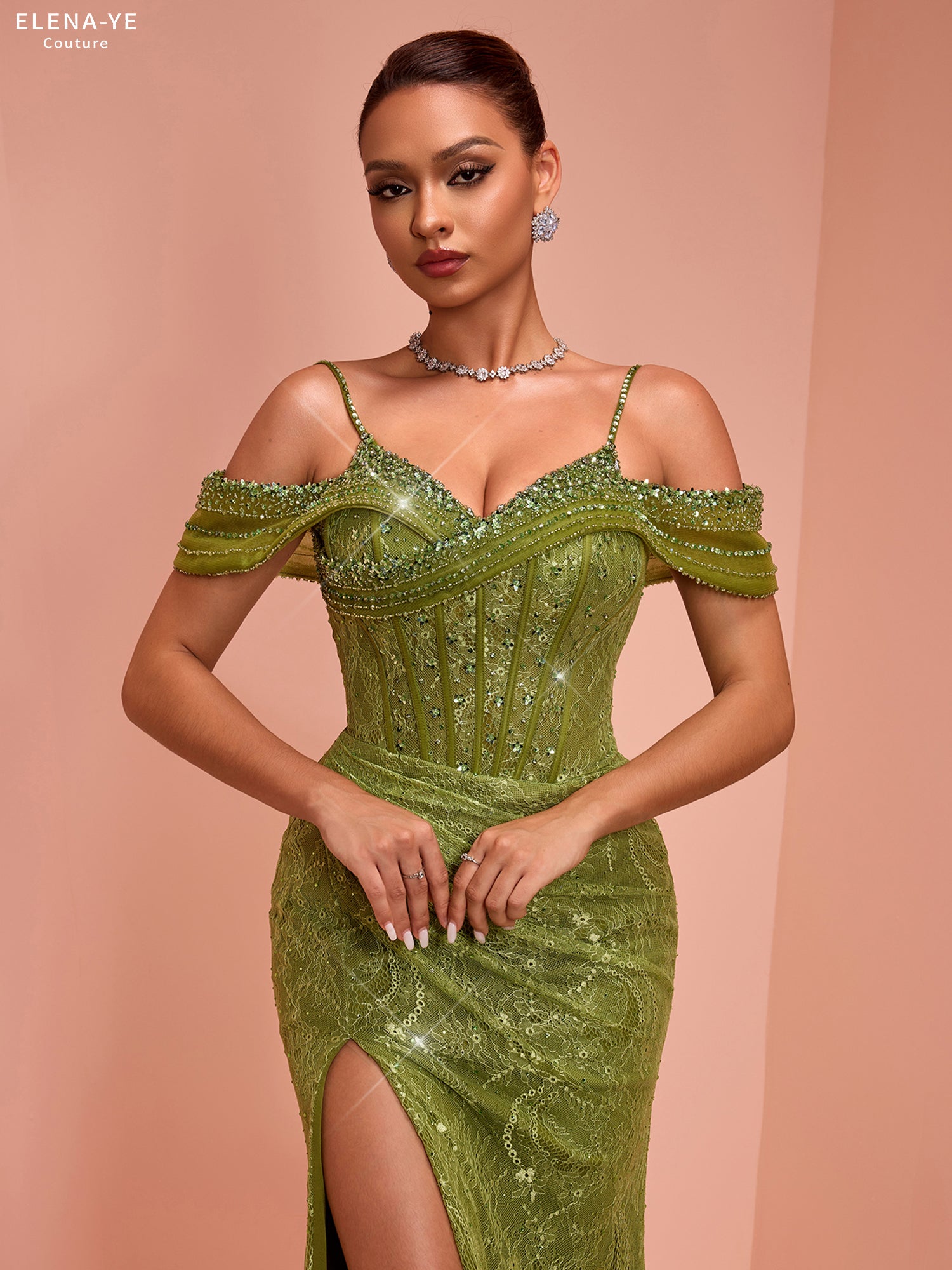 AC26032A Vestido de alta costura