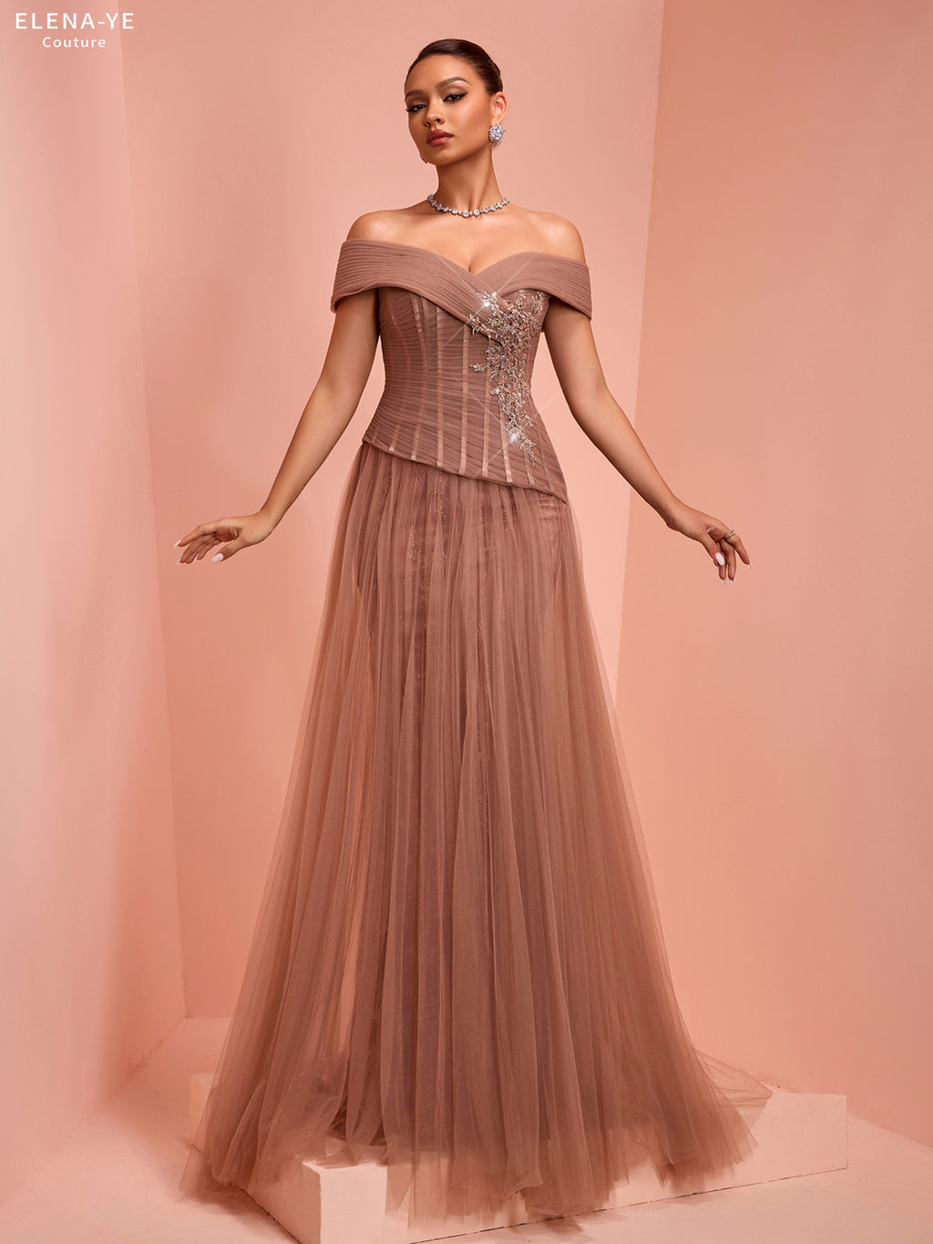 AC26108A Vestido de alta costura