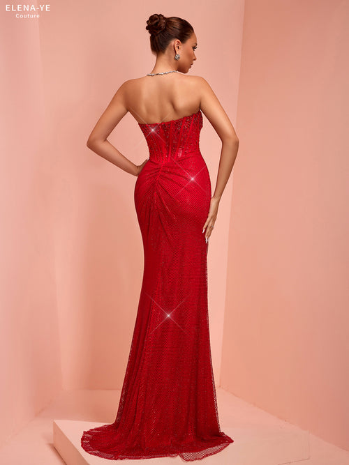 AC26002A Vestido de alta costura