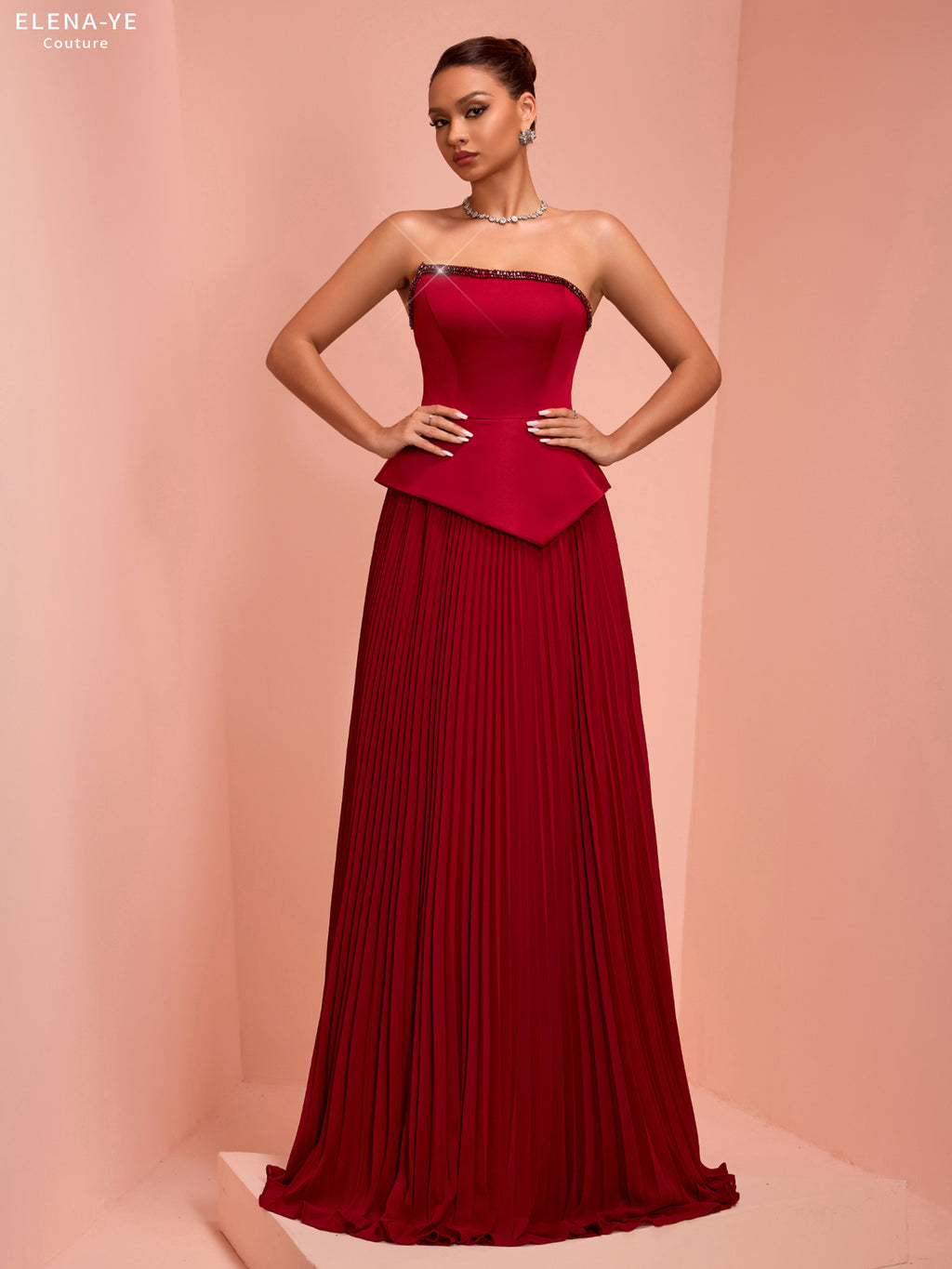 AC26009A Vestido de alta costura