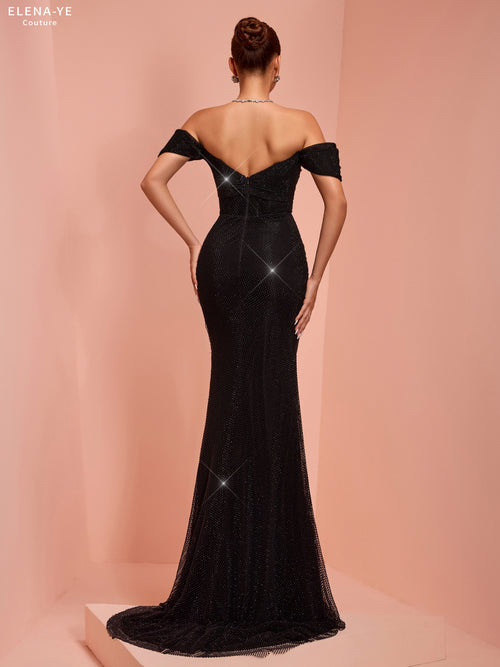 AC26003A Vestido de alta costura