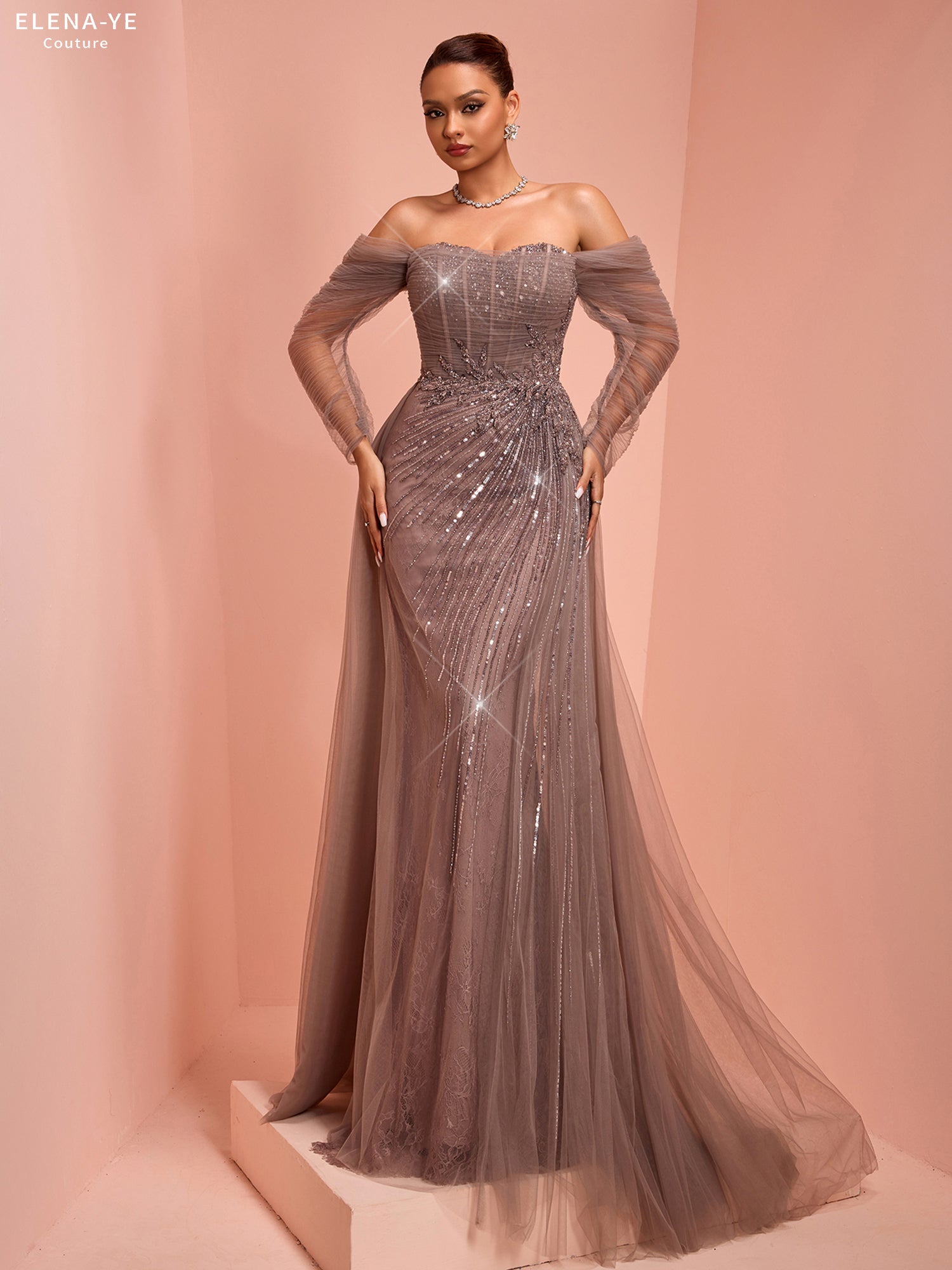 AC26133A Vestido de alta costura