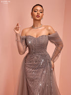 AC26133A Vestido de alta costura