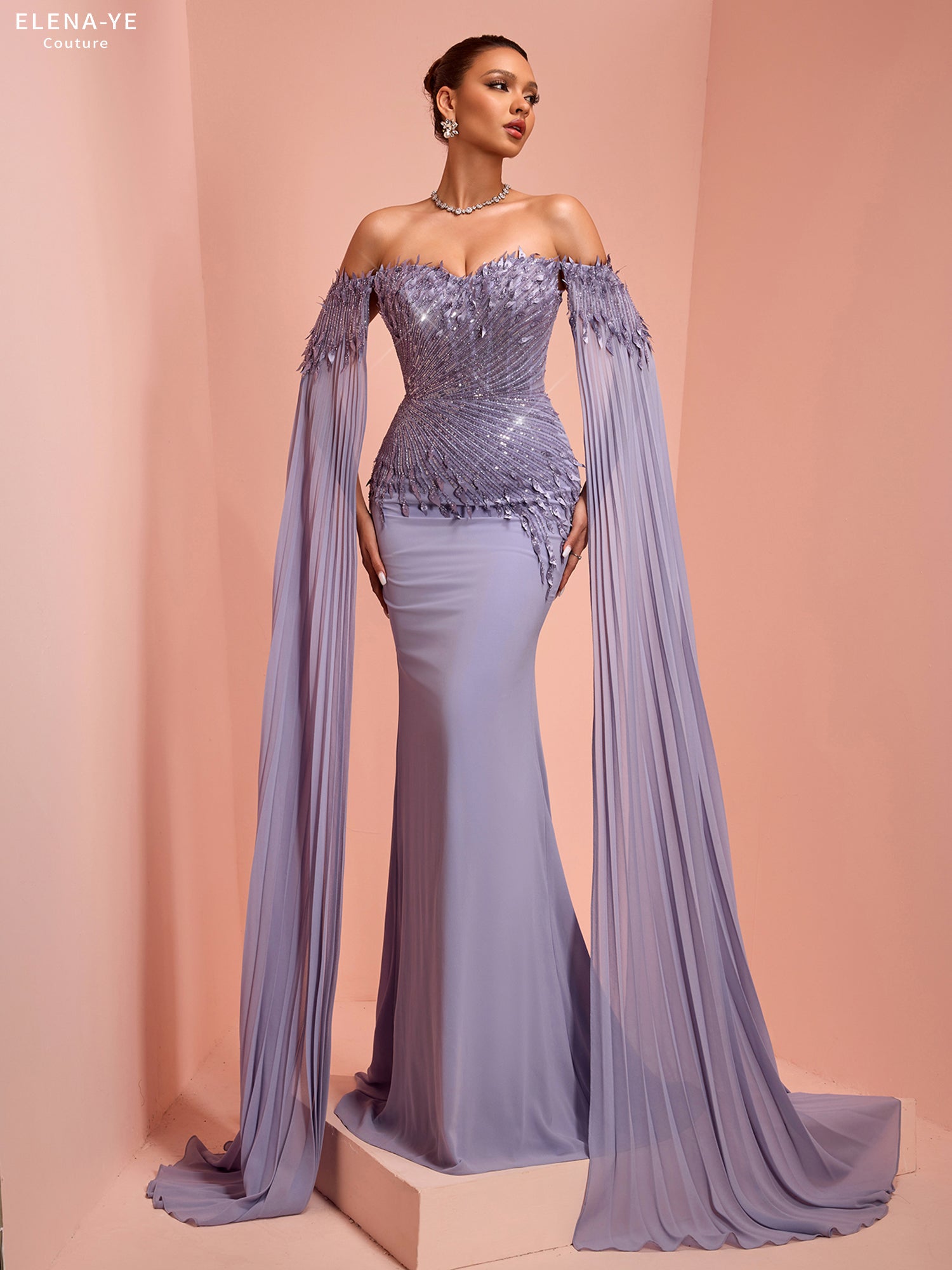 AC26132A Vestido de alta costura