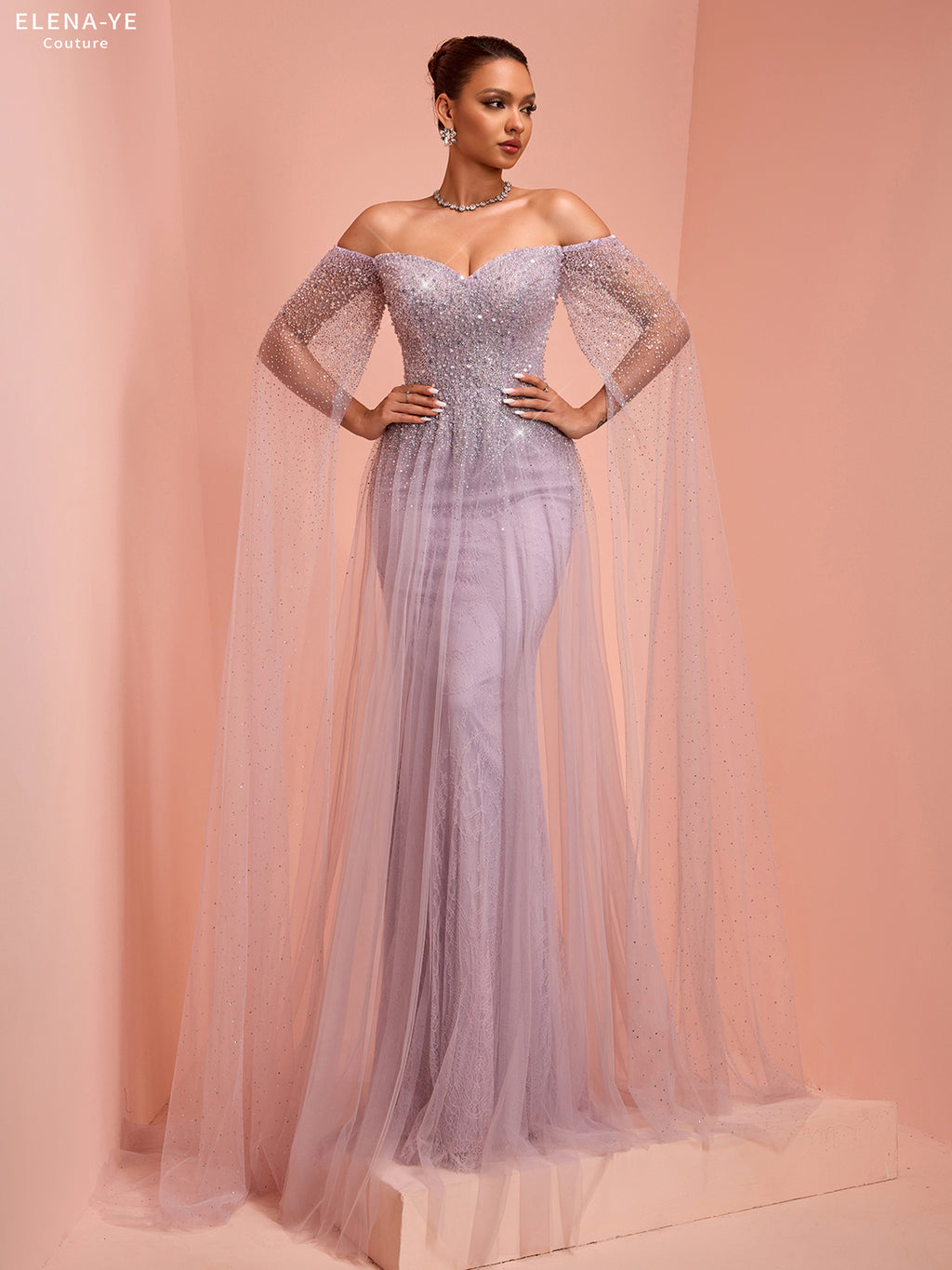 AC26110A Vestido de alta costura