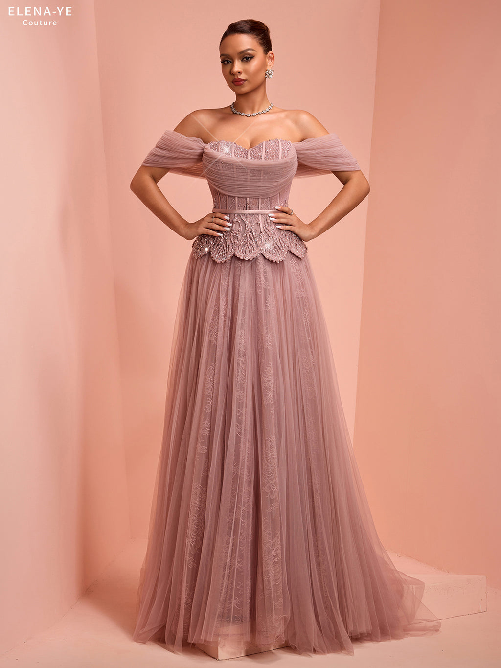 AC26130A Vestido de alta costura