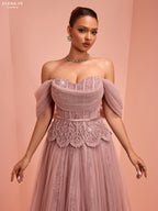 AC26130A Vestido de alta costura