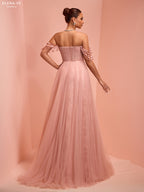 AC26111A Vestido de alta costura