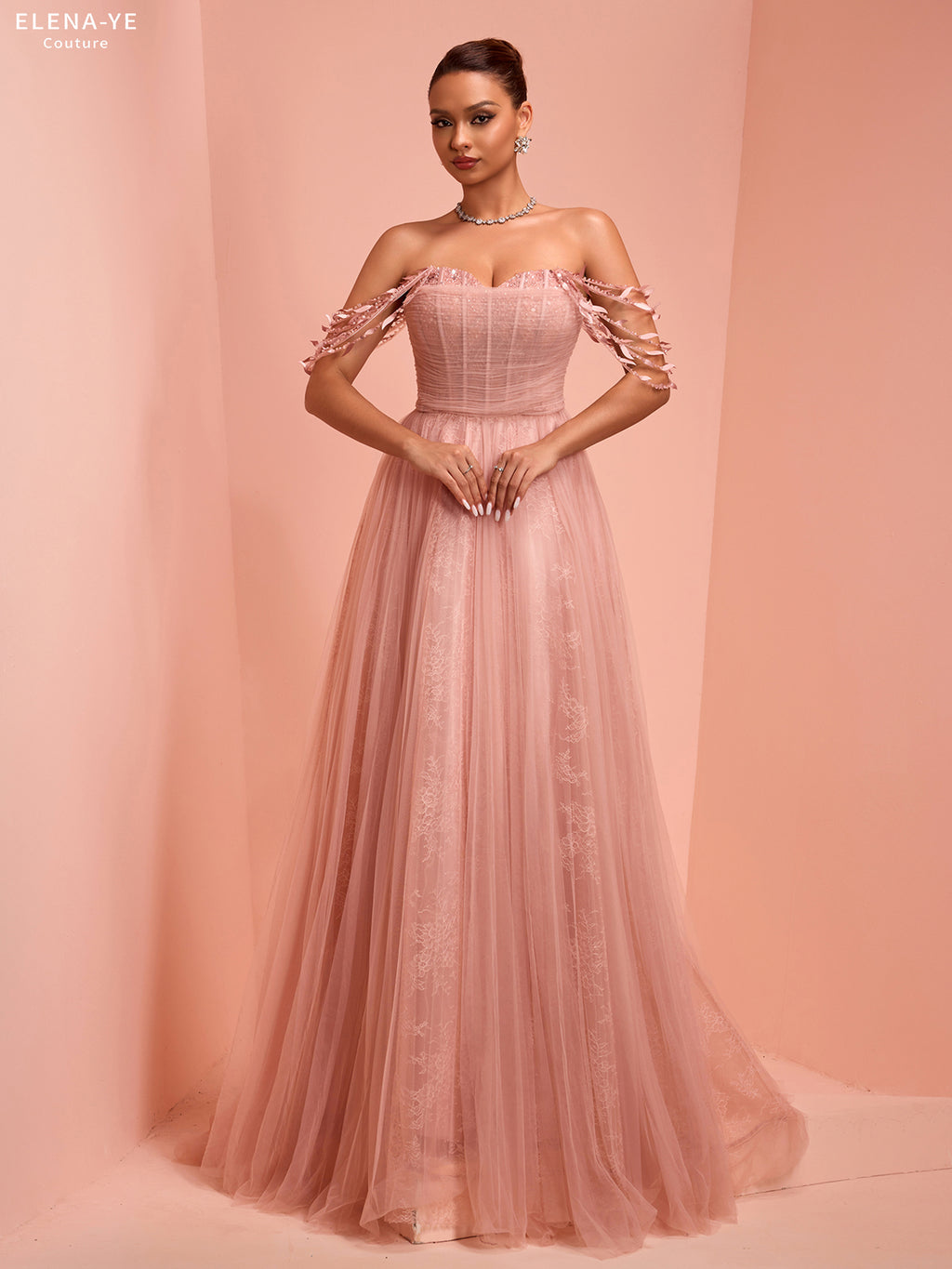 AC26111A Vestido de alta costura