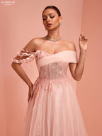 AC26125A Vestido de alta costura