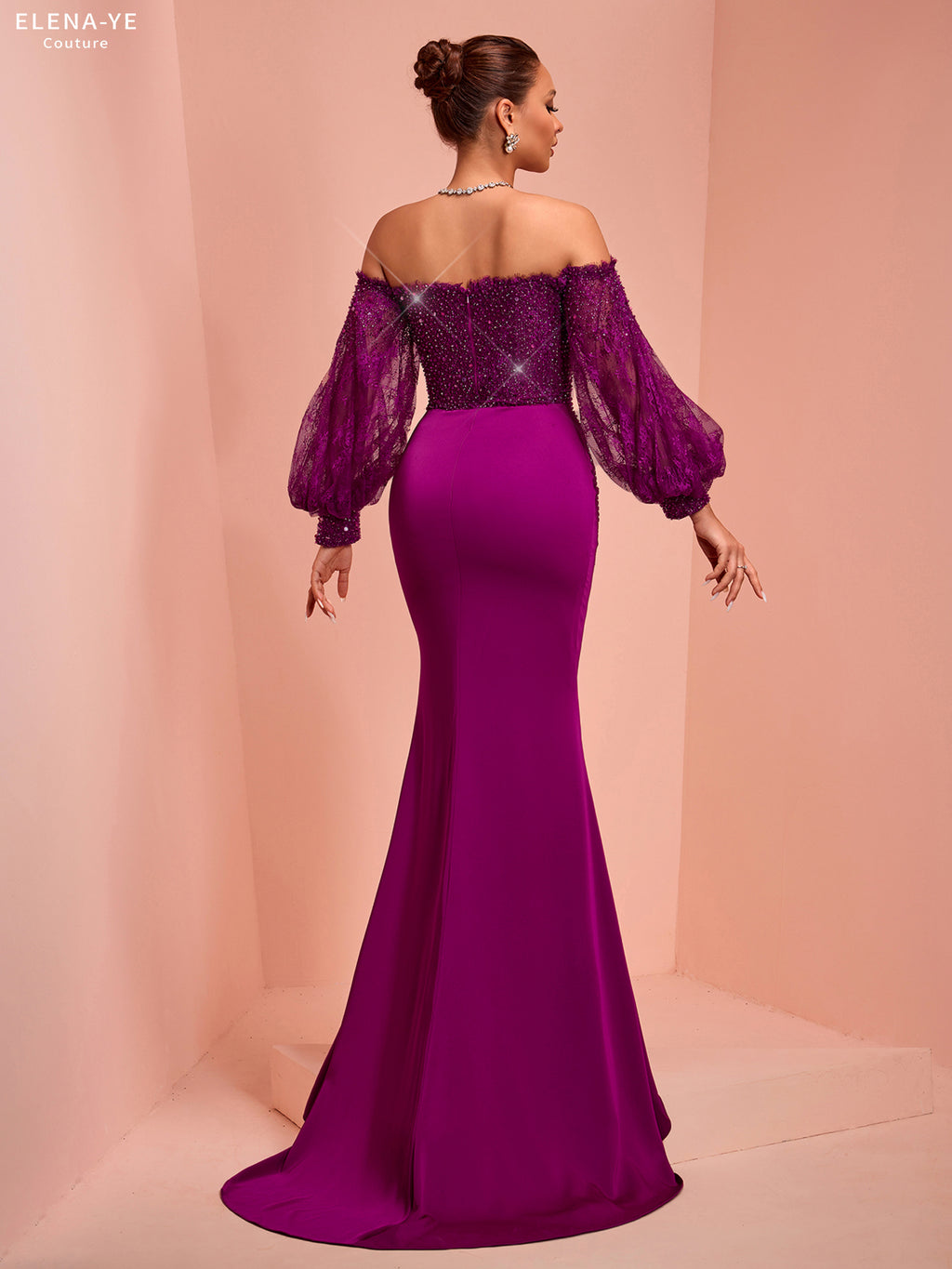 AC26105A Vestido de alta costura