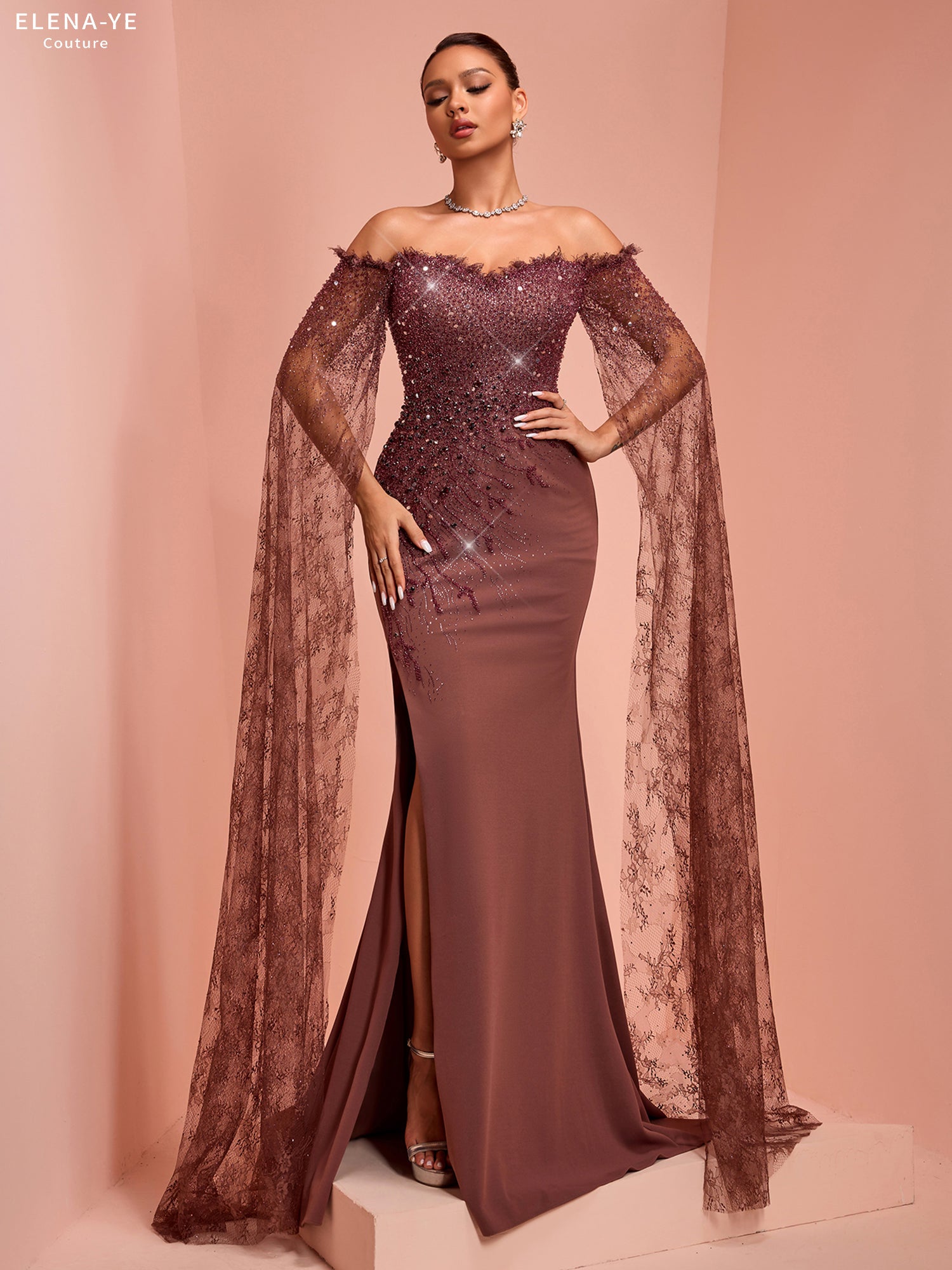 AC26117A Vestido de alta costura