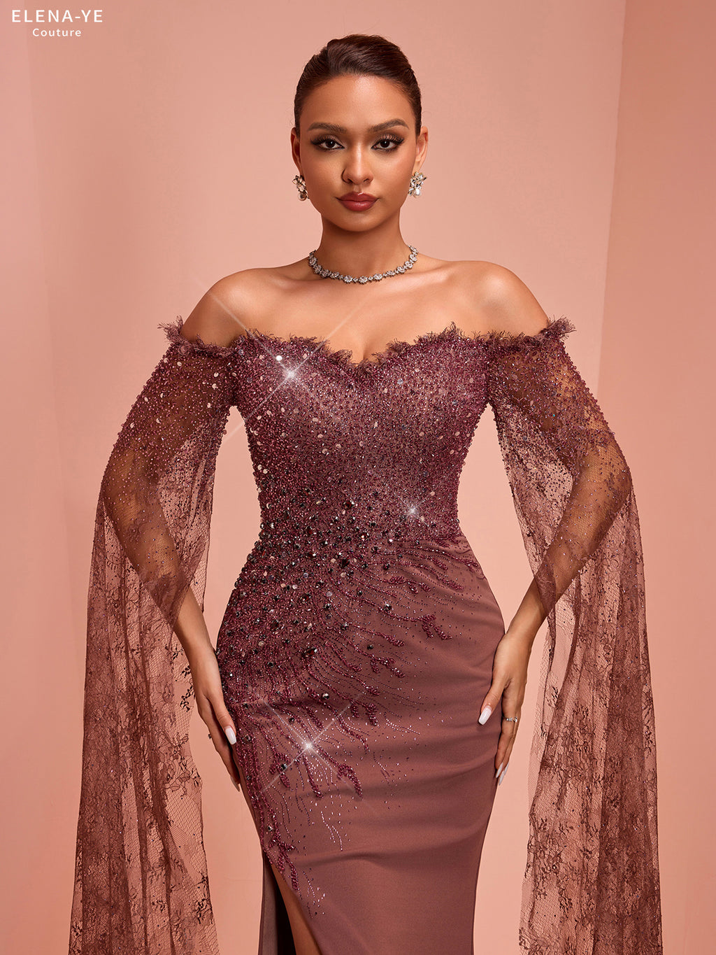 AC26117A Vestido de alta costura