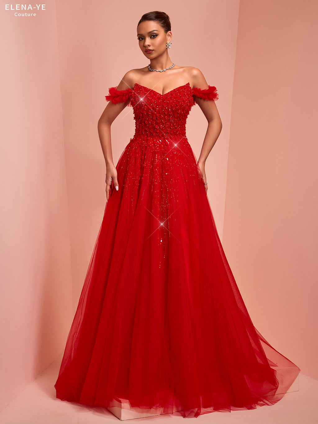 AC26112A Vestido de alta costura