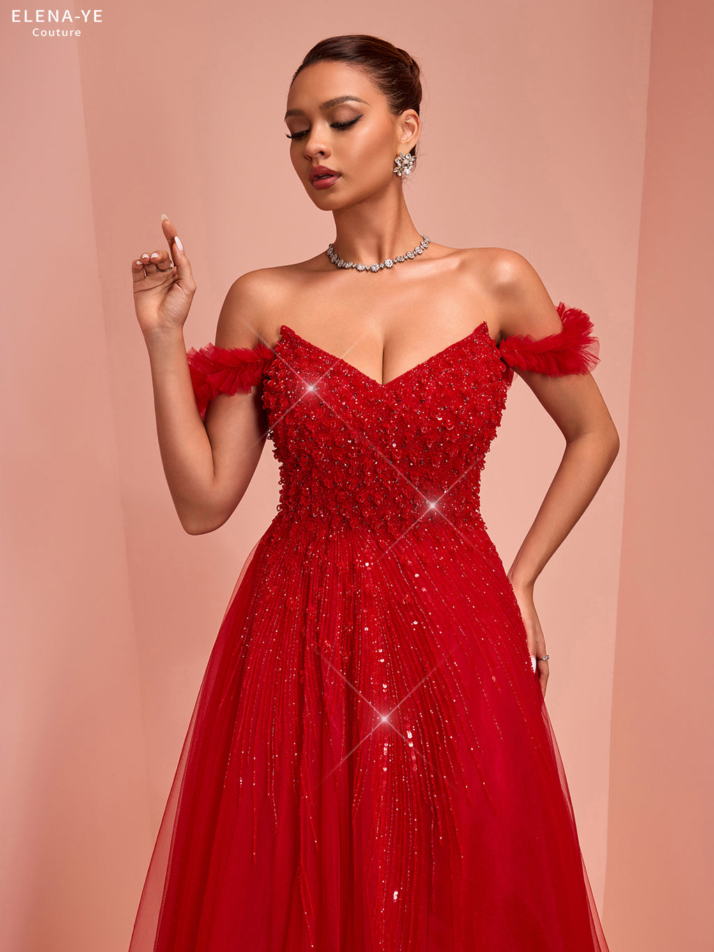 AC26112A Vestido de alta costura