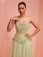 AC26185A Vestido de alta costura