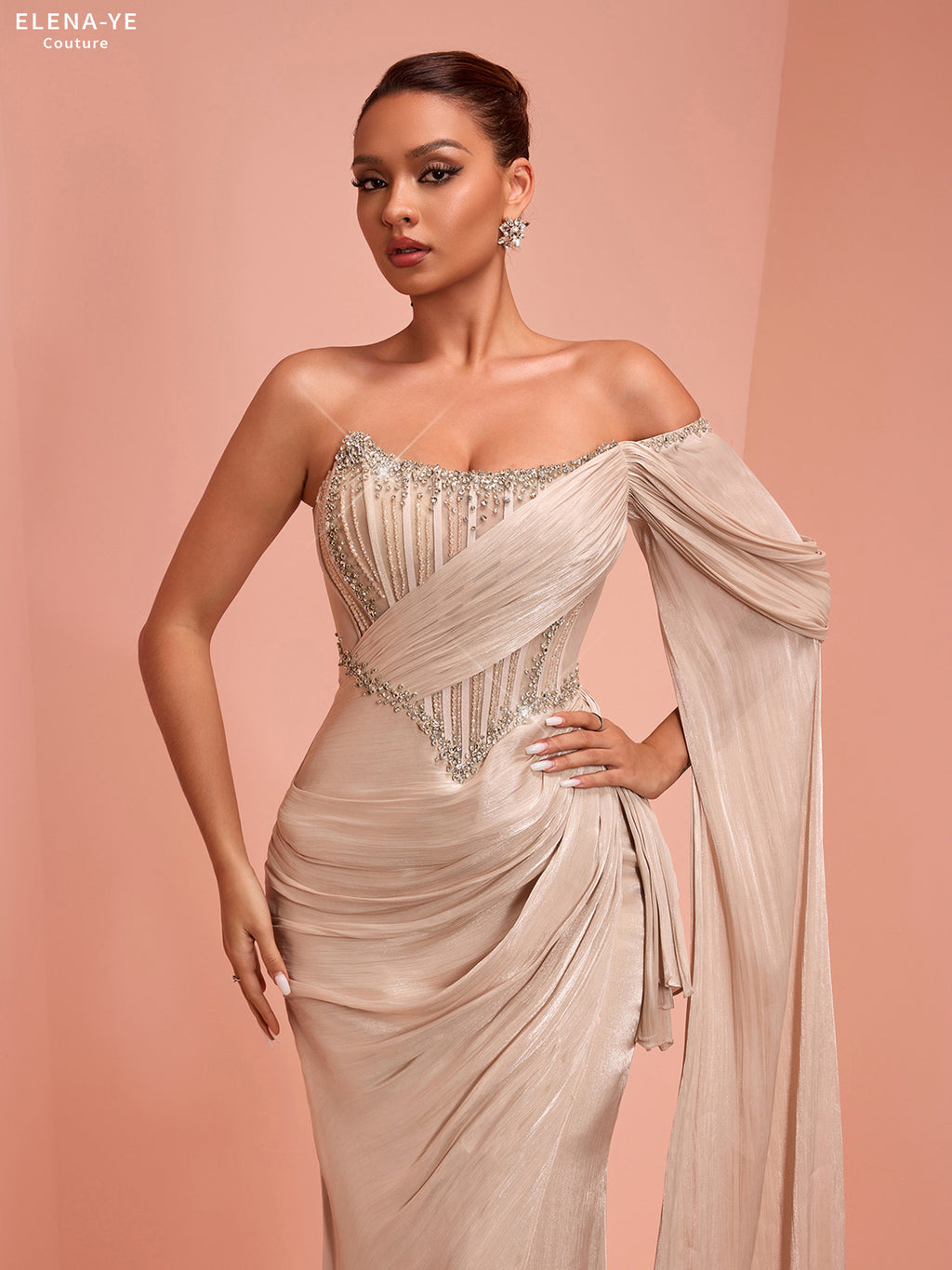 AC26178A Vestido de alta costura