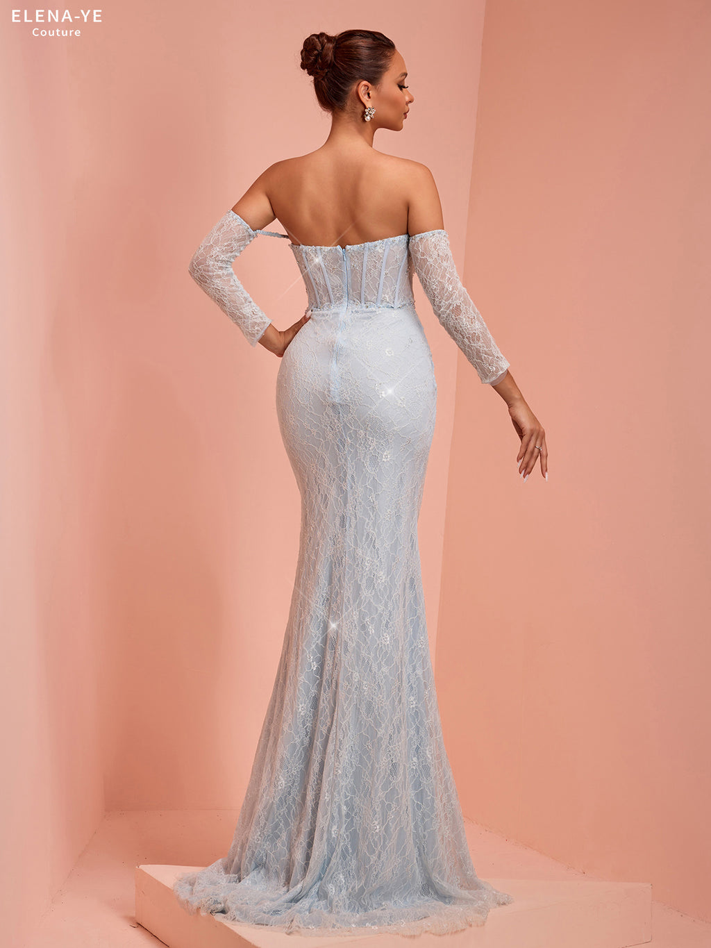 AC26175A Vestido de alta costura